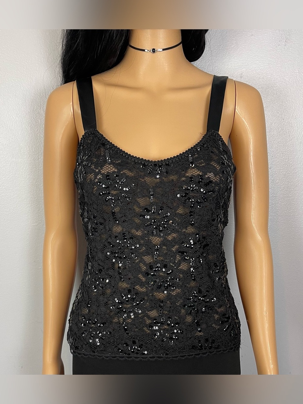 Vintage Sequin Tank Top